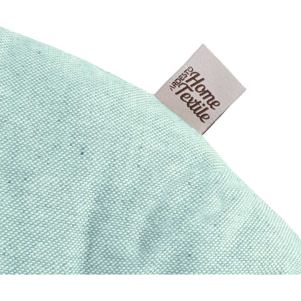 Подушка на стілець Ardesto Oliver, кругла 40 см, 100% бавовна, нап-ч: 50% холоф, 50% пп, бірюза (ART03OT) - зображення 4