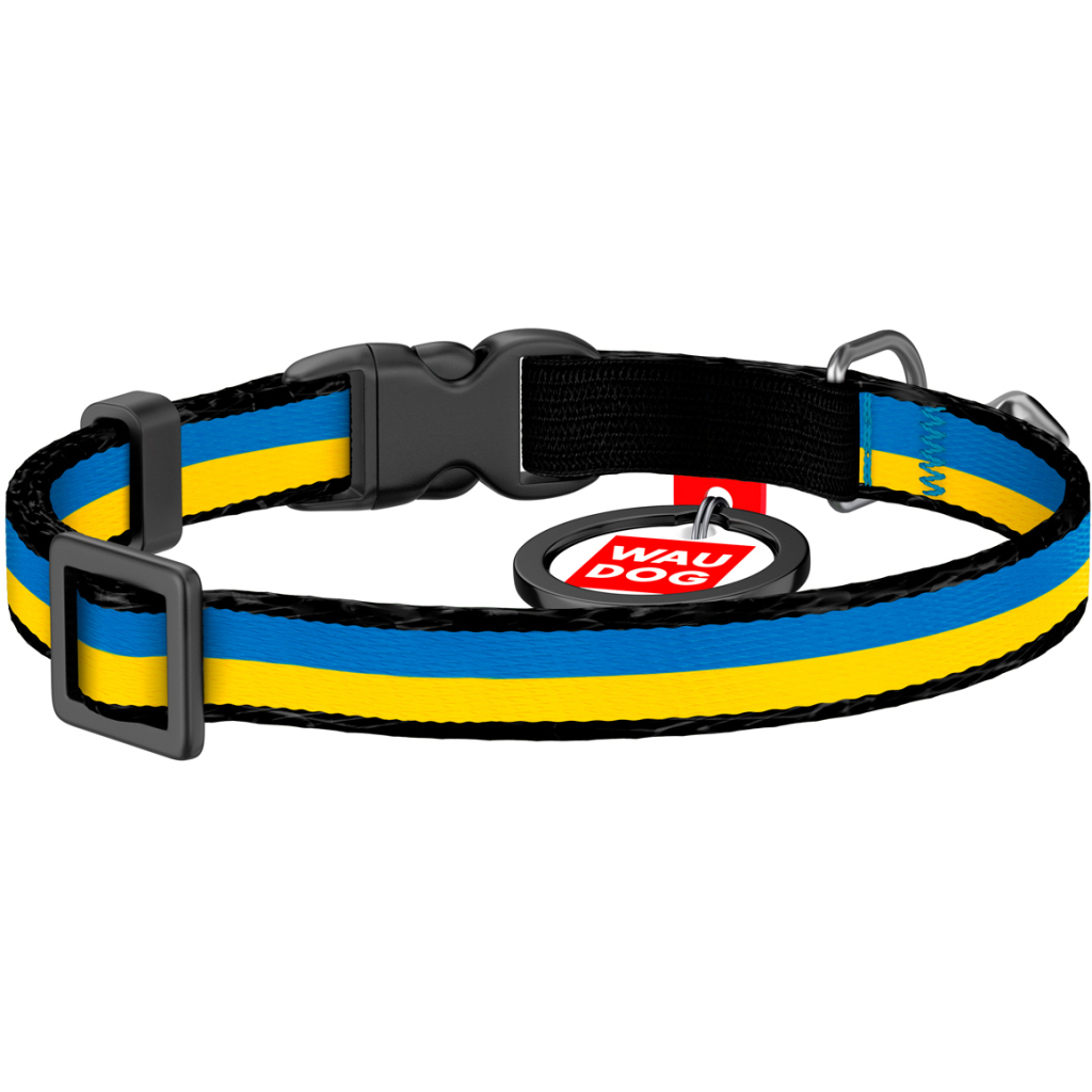 Нашийник для тварин WAUDOG Colors of freedom з QR паспортом XS 20-30 см (5210-4020) - изображение 2