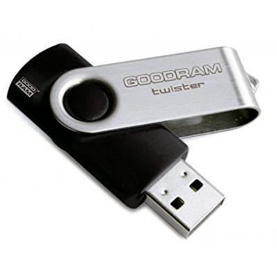 USB флеш накопичувач Goodram 8GB Twister Black USB 2.0 (UTS2-0080K0R11) - зображення 2