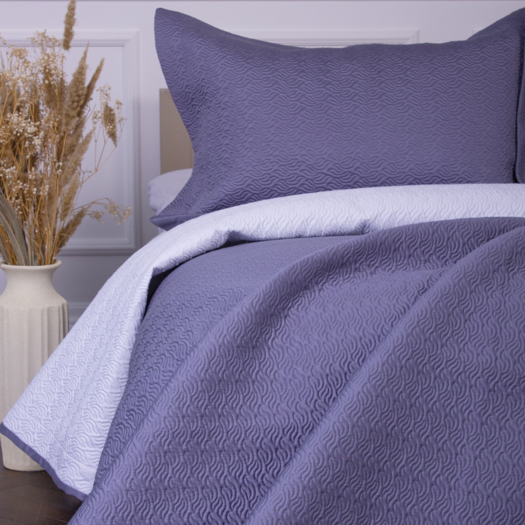 Покривало MirSon набір Imperial Grey Line покривало 180х210 см + наволочки 50х70 см х 2 шт (2200007178056) - picture 6