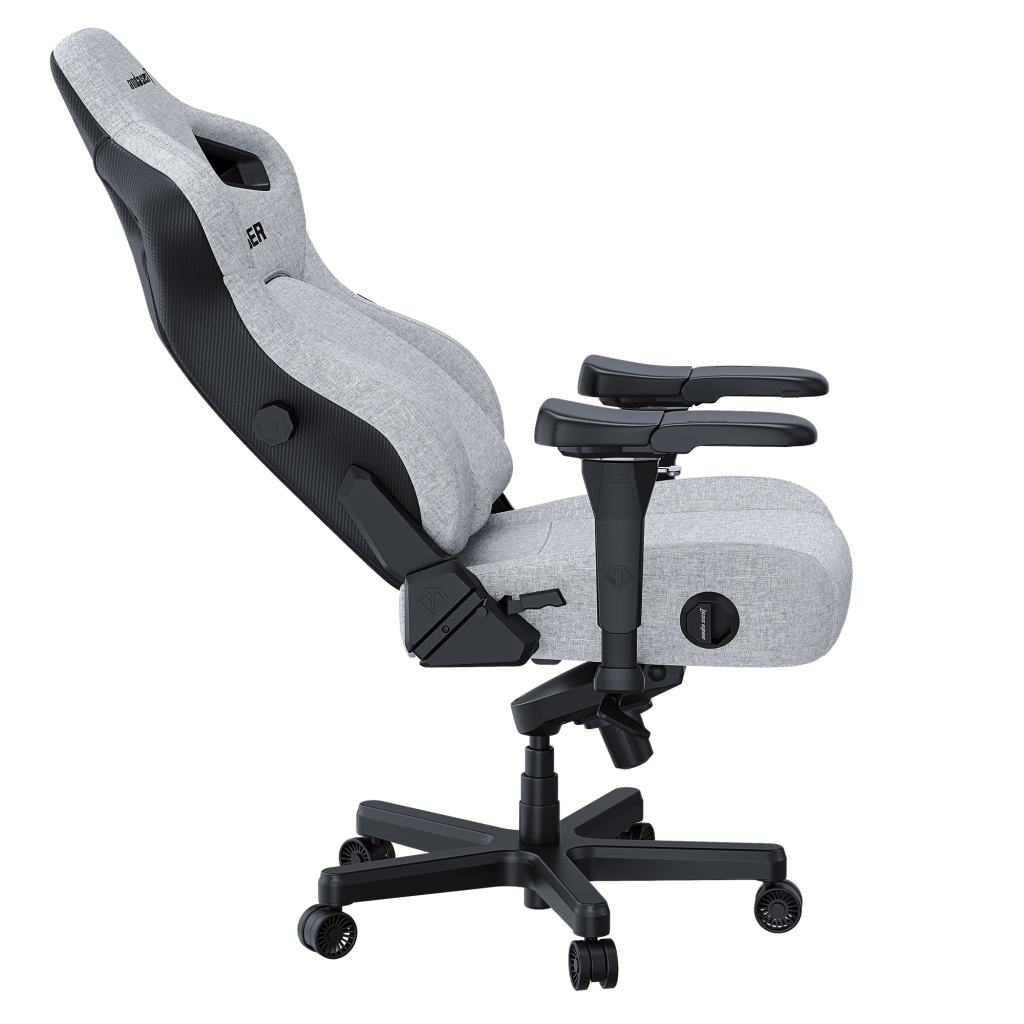 Крісло ігрове Anda Seat Kaiser 4 Fabric Size L Grey (AD12YDDC-L-20-G-CF) - зображення 5
