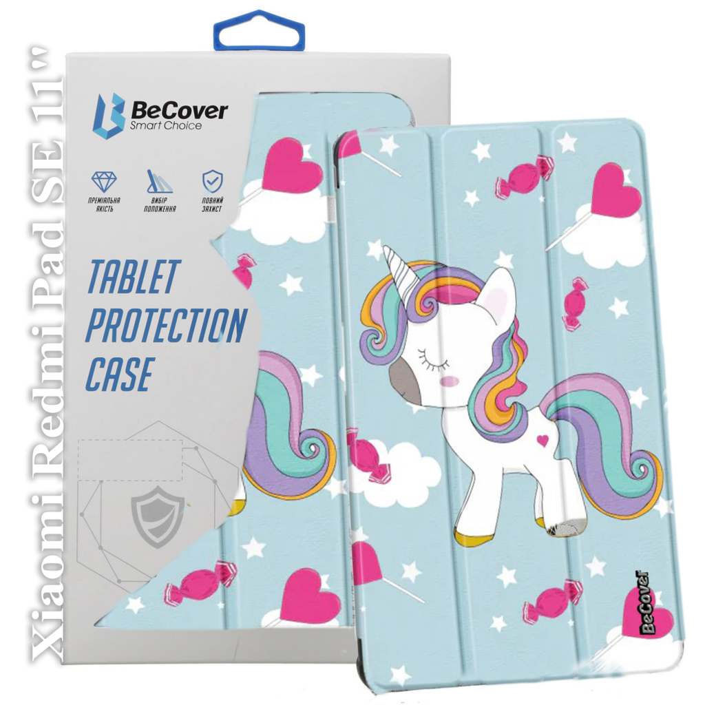 Чохол до планшета BeCover Smart Case Xiaomi Redmi Pad SE11" Unicorn (709877) - зображення 1