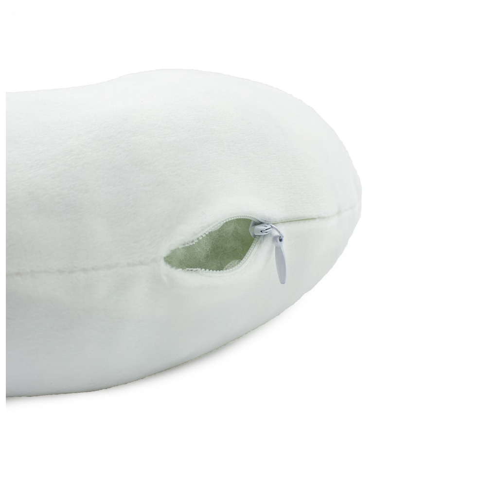 Подушка MirSon для подорожей №8747 Velvet Line 28-0001 White 50% Memory (2200006348320) - зображення 2