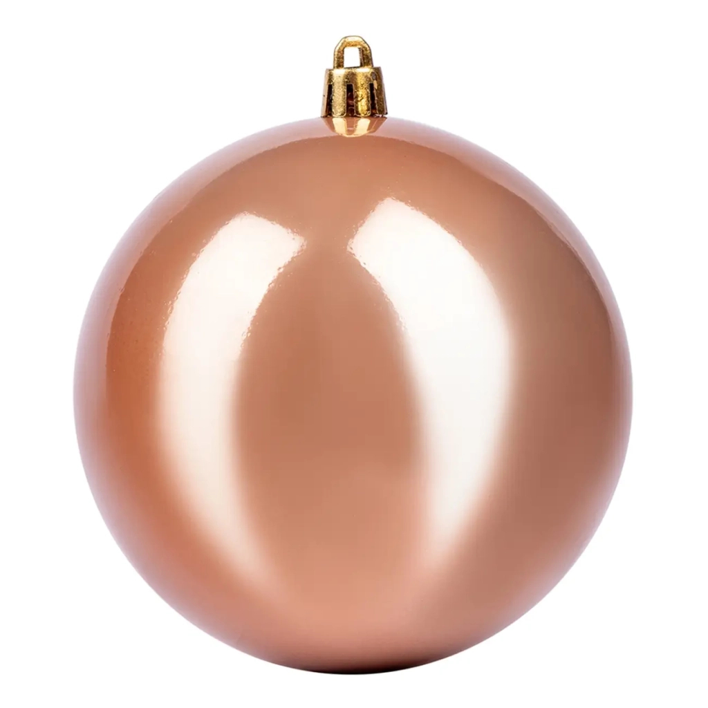 Ялинкова іграшка YES! Fun 10 см, темно-золота, перламутрова (973513) - зображення 1