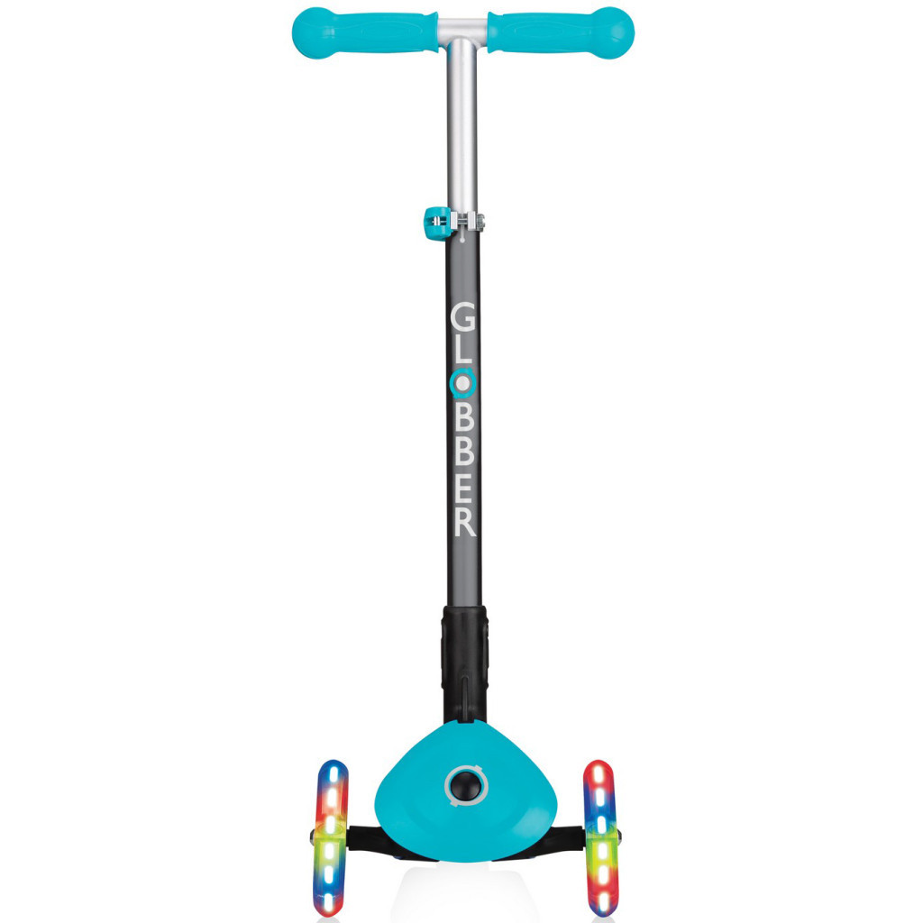 Самокат Globber Primo Foldable Lights бірюзовий (432-105-2) - зображення 3