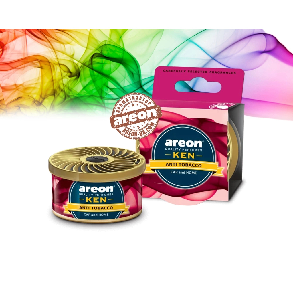 Ароматизатор для автомобіля Areon Ken Antitobacco (77251) - зображення 2