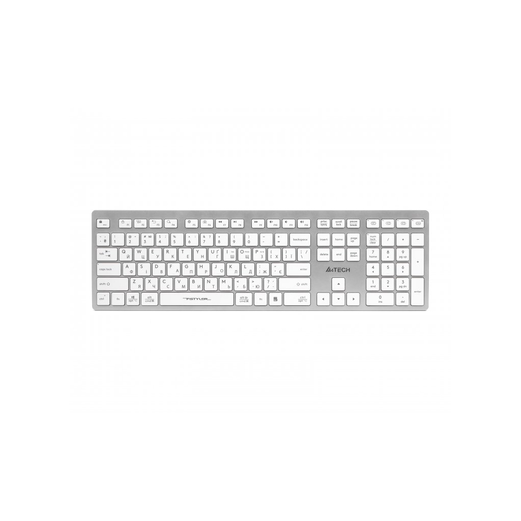 Клавіатура A4Tech FBX50C USB/Bluetooth White (4711421972772) - зображення 1