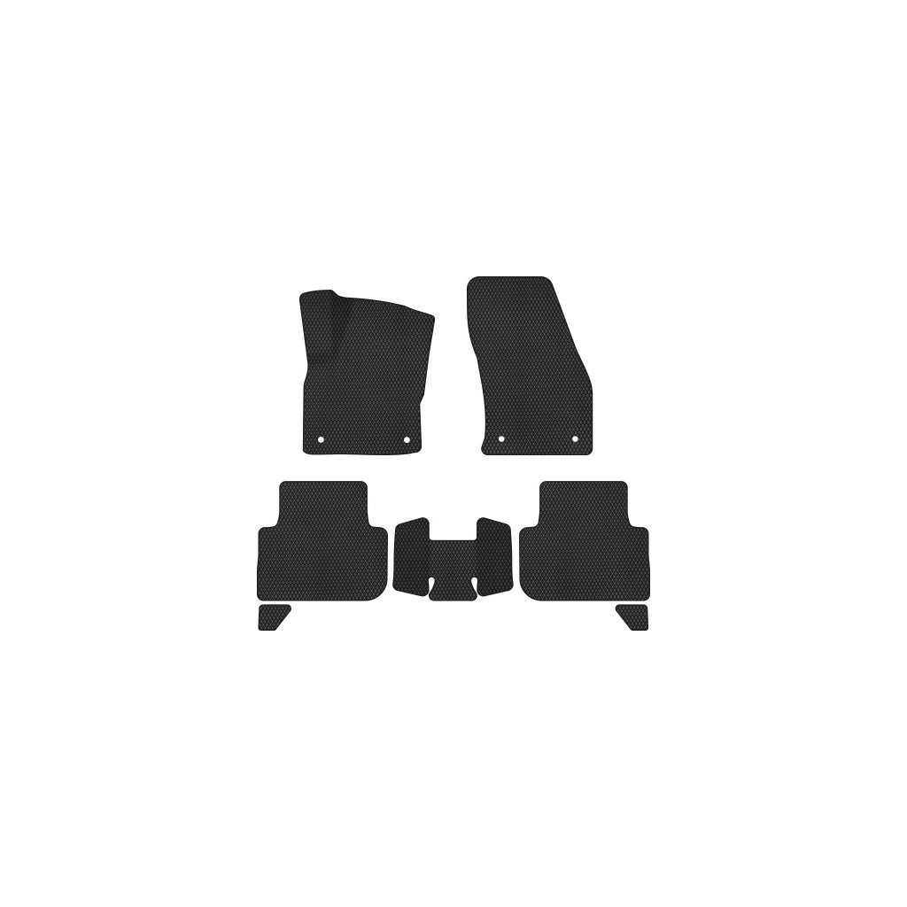 Килимок в салон EVAtech Volkswagen Tiguan (Mk 2) 5 seats Restyling 2020+ 2 (VW41380CQ7AV4RBB) - зображення 1