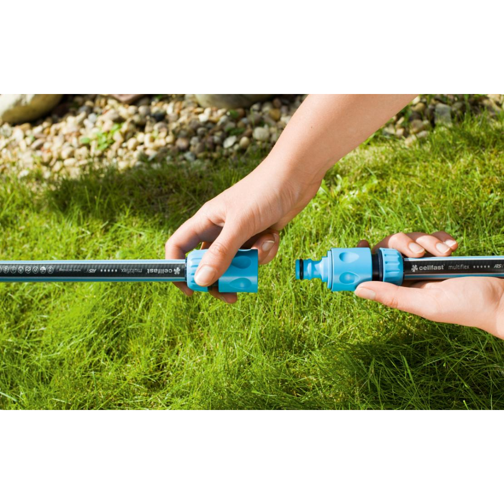 Конектор для шланга Cellfast BASIC, для муфт 1/2, 3/4" (51-200H) - изображение 2