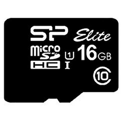 Карта пам'яті Silicon Power 16GB microSDHC class 10 UHS-I Elite (SP016GBSTHBU1V10) - зображення 1