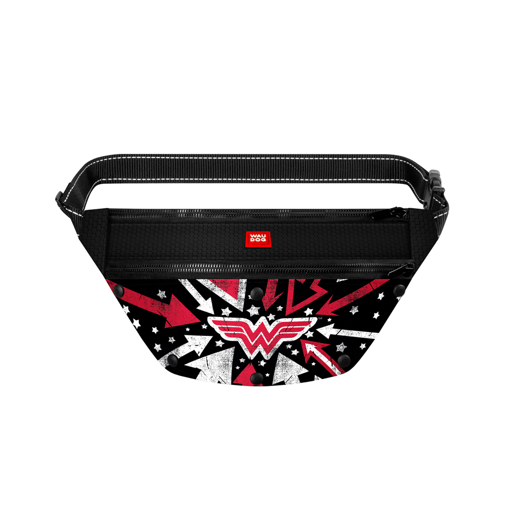 Поясна сумка-бананка для собак WAUDOG Family "Диво-жінка 1" 33х17х10 см (1533-0158) - зображення 1