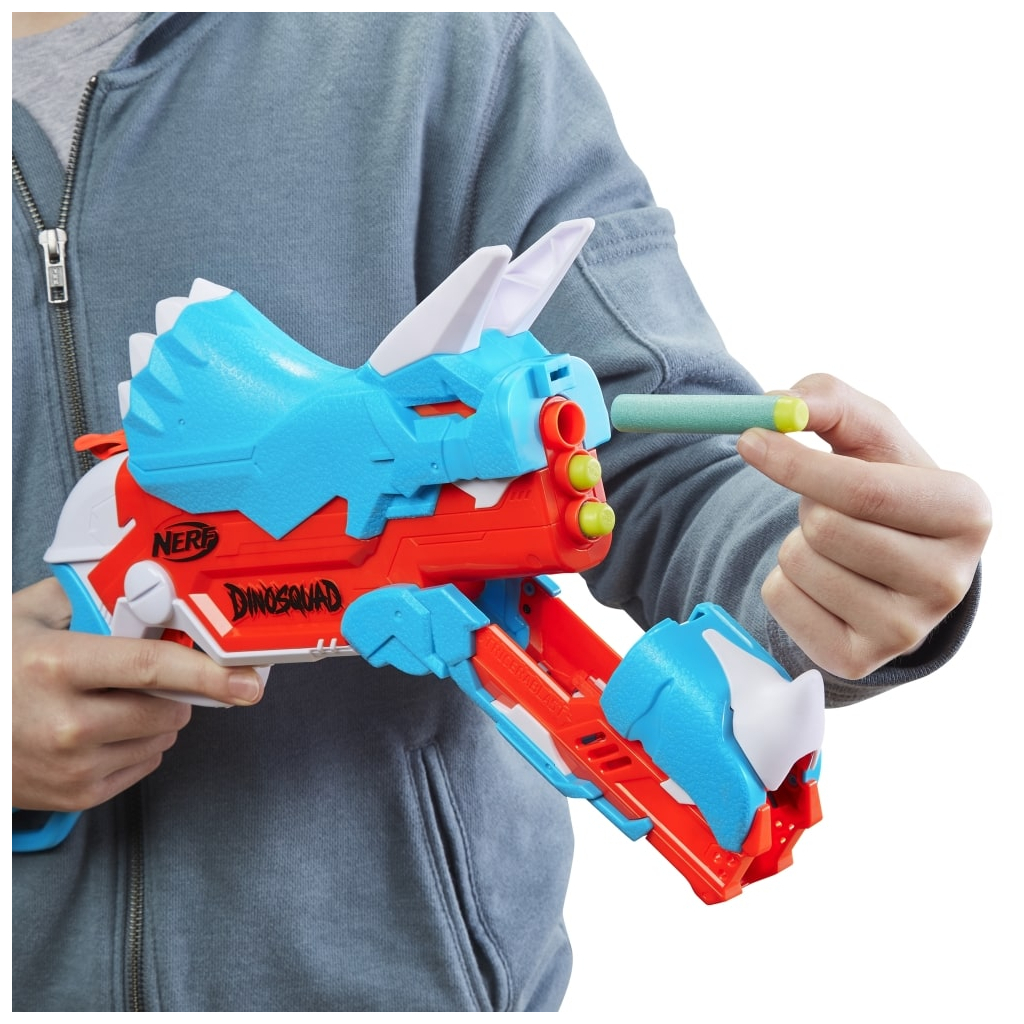 Іграшкова зброя Hasbro Nerf DinoSquad Tricera-Blast (F0803) - зображення 3
