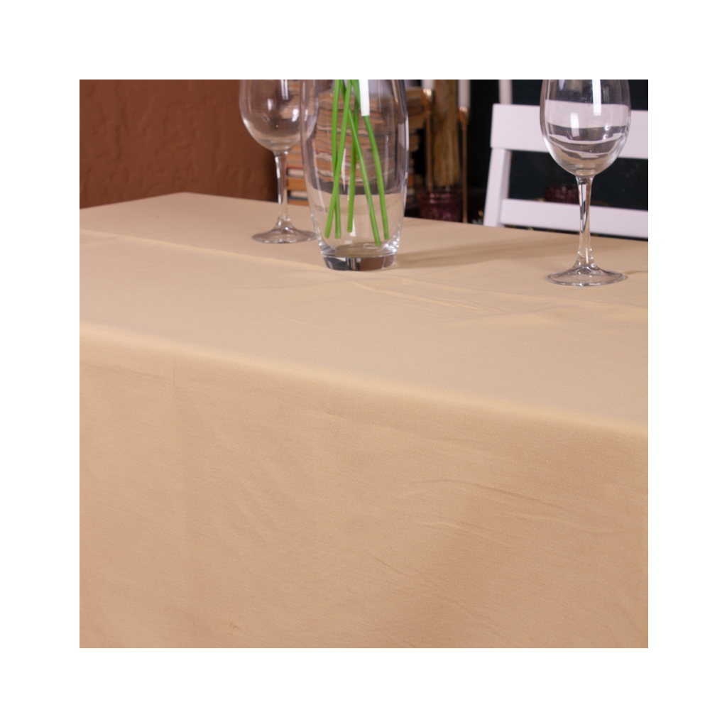 Скатертина MirSon Бавовна №003 Gold Strong 130x260 см (2200006737674) - зображення 3