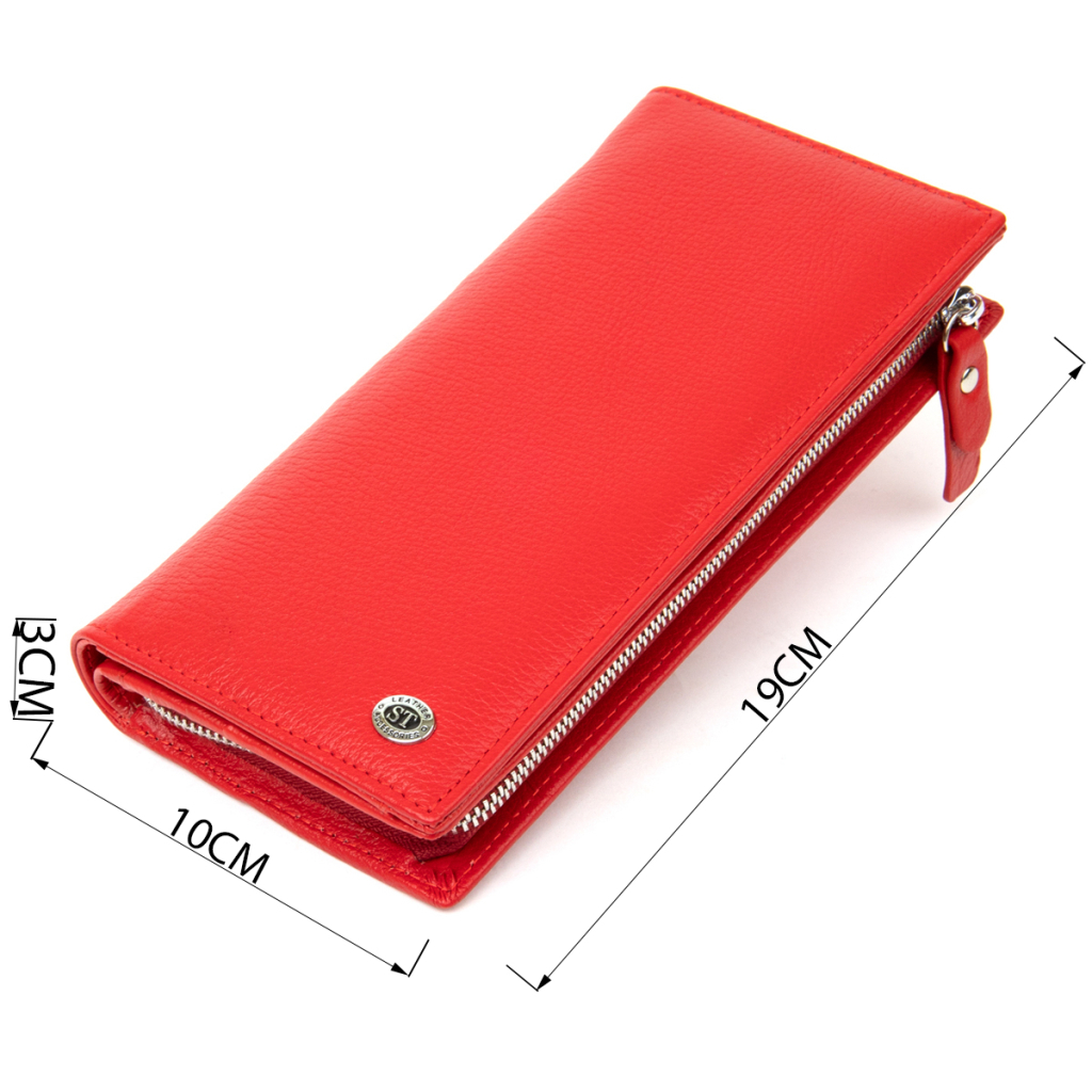 Гаманець ST Leather Червоний (19372) - зображення 3