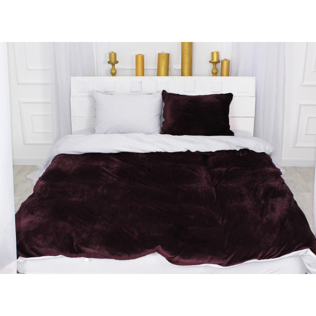 Постільна білизна MirSon Велюр Winter Terry 28-0019 Lotus Односпальний (2200004016023) - зображення 3