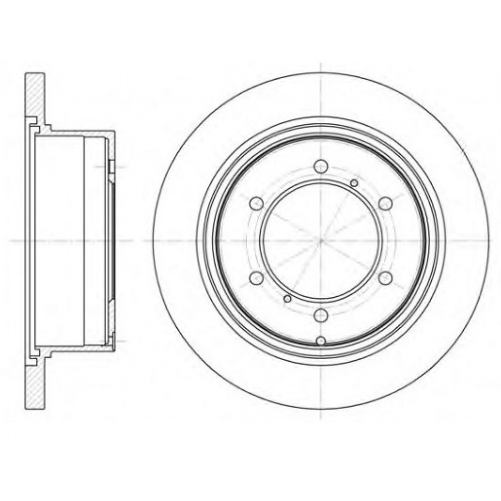 Гальмівний диск SHINOBI NBD15009 - зображення 1