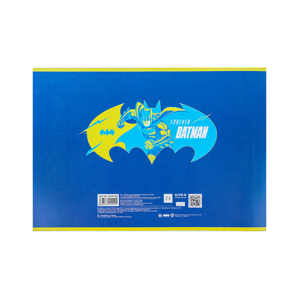 Альбом для малювання Kite DC Comics 24 аркушів (DC24-242) - изображение 6