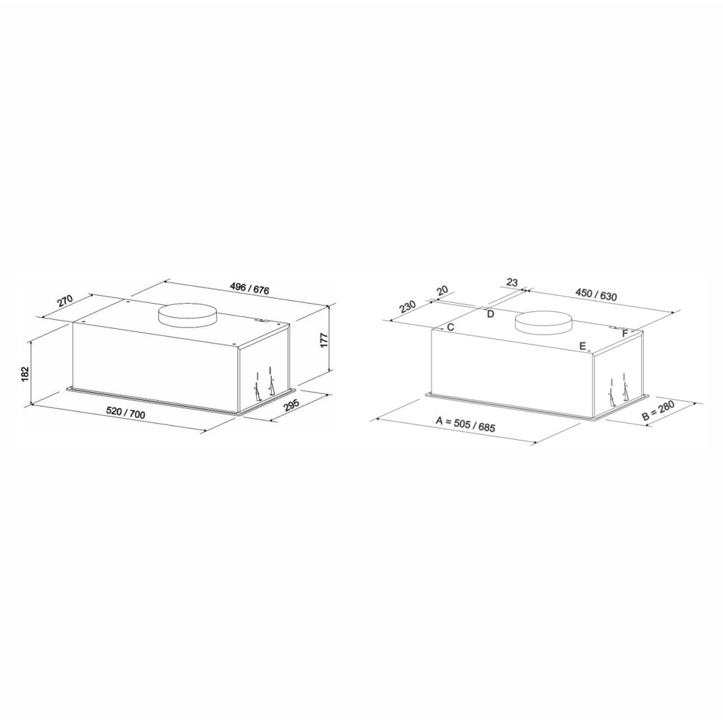 Витяжка кухонна Eleyus GEMINI 700 LED 52 BL - изображение 12
