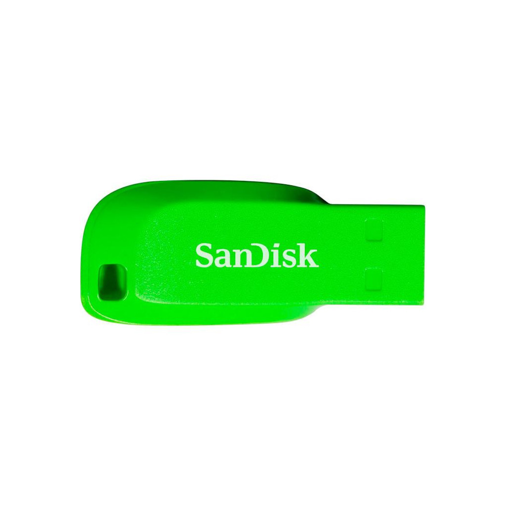 USB флеш накопичувач SanDisk 32GB Cruzer Blade Green USB 2.0 (SDCZ50C-032G-B35GE) - зображення 1