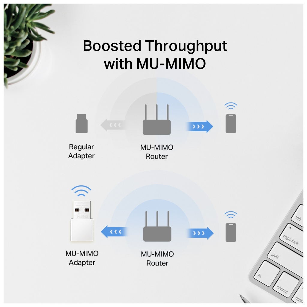 Мережева карта Wi-Fi Mercusys MA30N - изображение 7