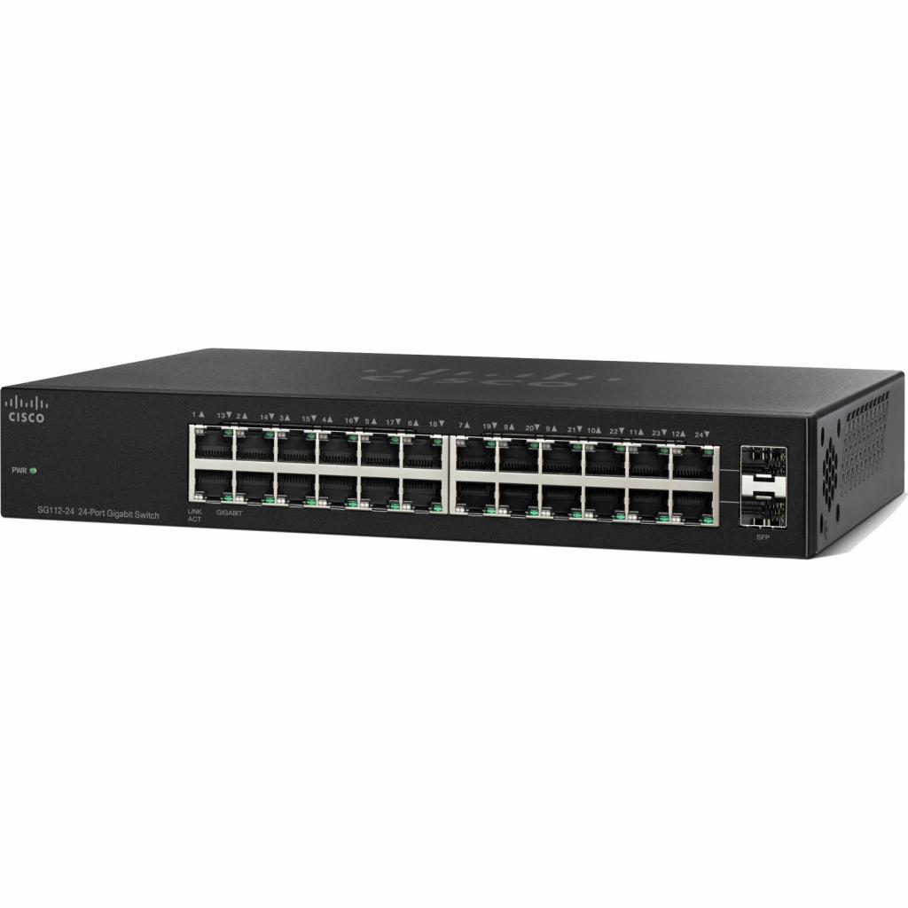 Комутатор мережевий Cisco SG112-24-EU - зображення 1