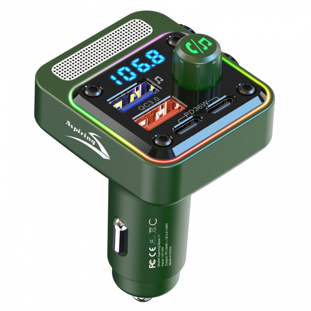 FM модулятор Aspiring Wave 11, 54W (WA.7002) - зображення 3