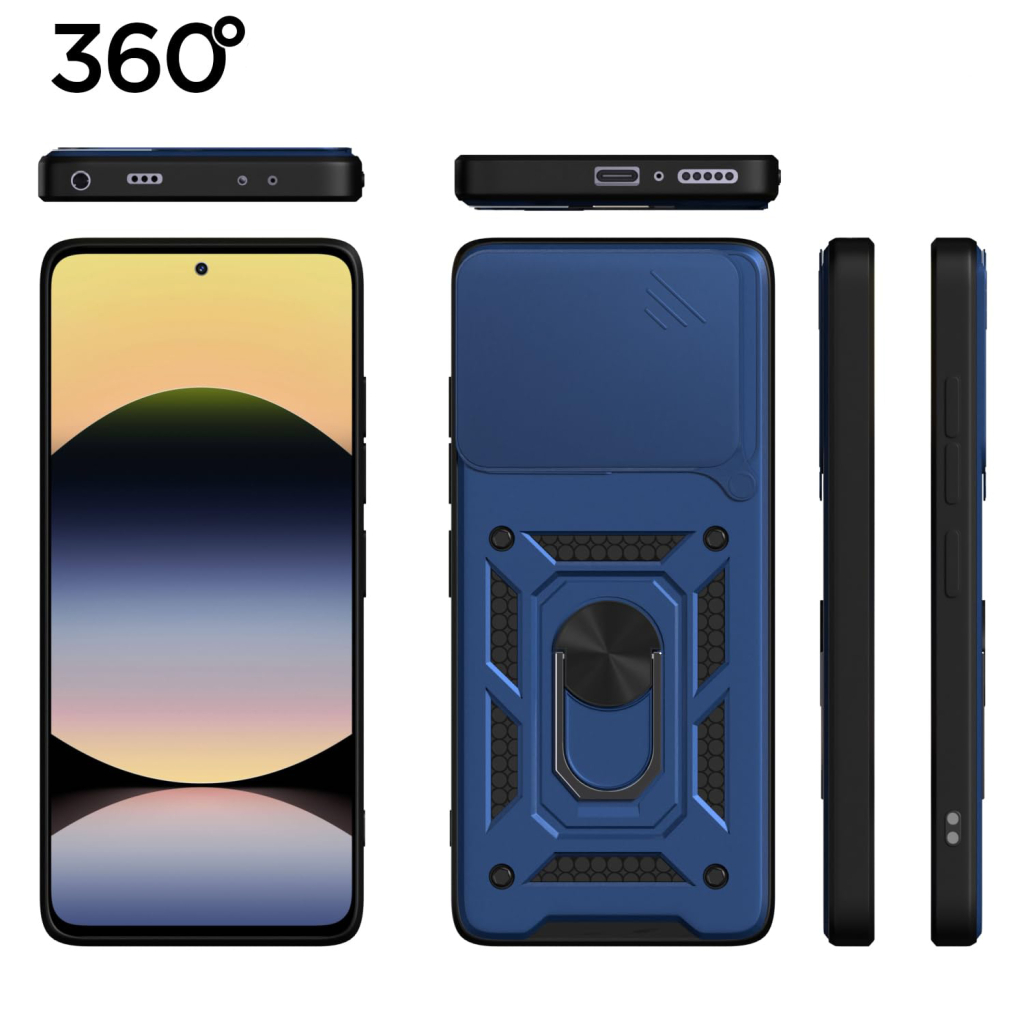 Чохол до мобільного телефона BeCover Military Xiaomi Redmi Note 14 5G Blue (713093) - зображення 3