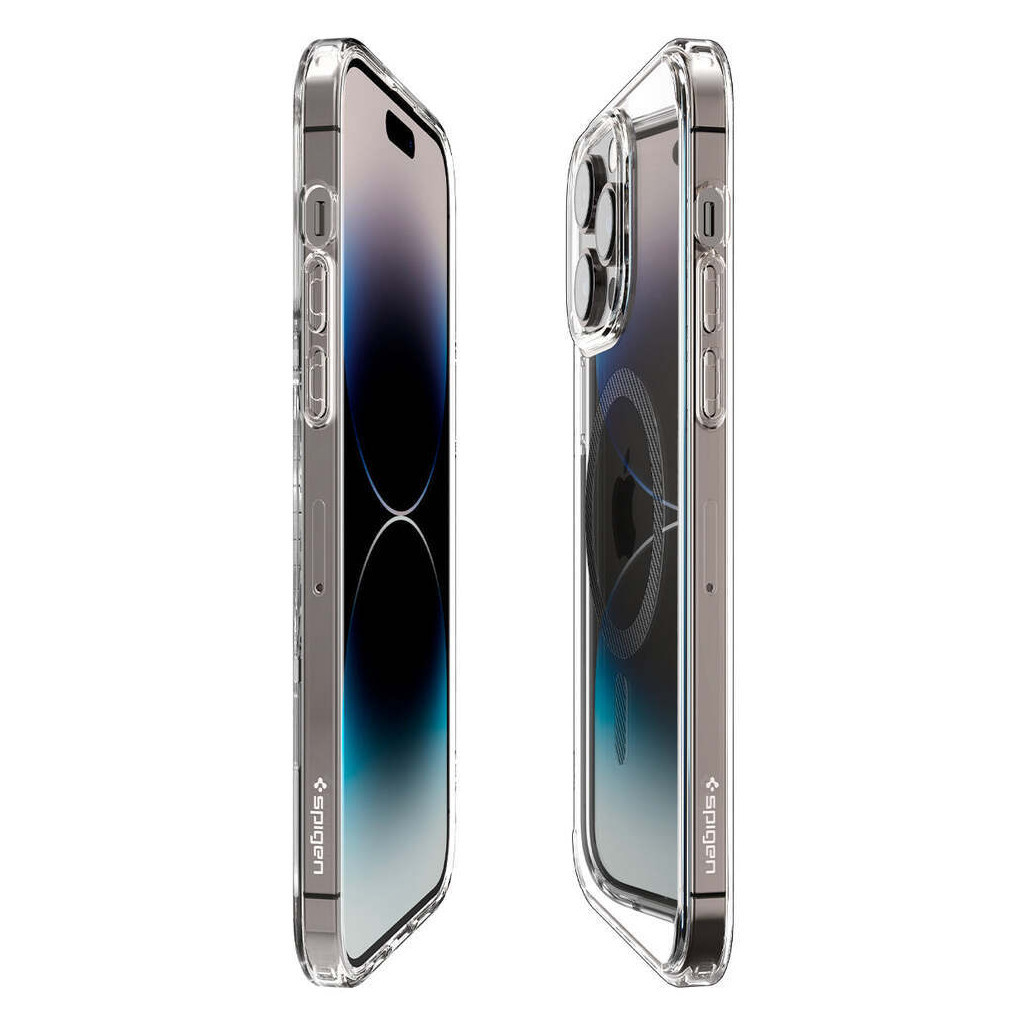 Чохол до мобільного телефона Spigen Apple iPhone 14 Pro Ultra Hybrid MagFit, Carbon Fiber (ACS04971) - зображення 7