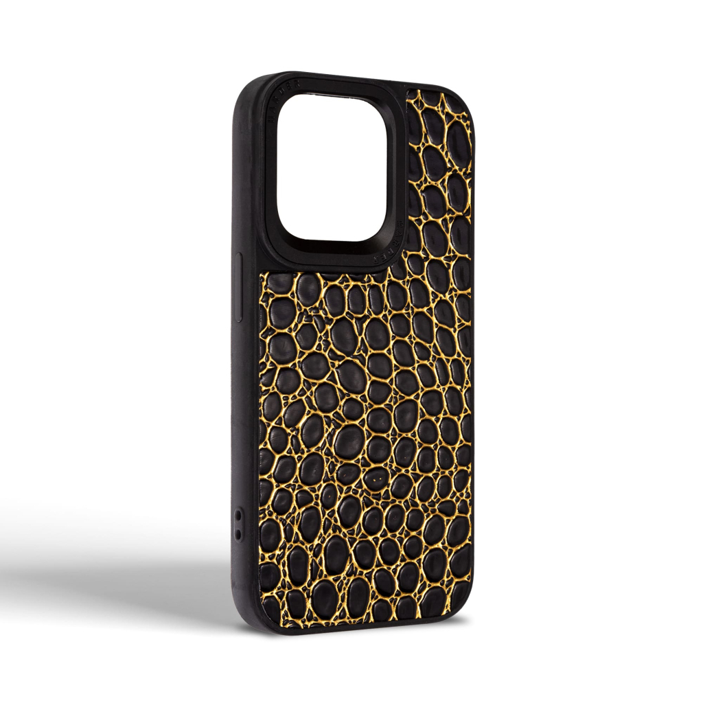 Чохол до мобільного телефона Harder Crocosaur Apple iPhone 14 Pro Black (ARM76719) - зображення 2