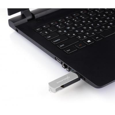 USB флеш накопичувач eXceleram 16GB P2 Series Silver/Black USB 2.0 (EXP2U2SIB16) - зображення 7