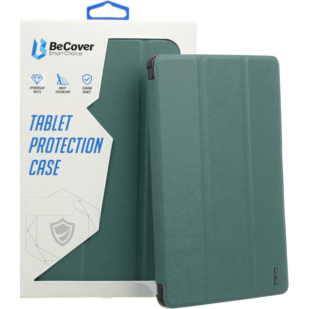 Чохол до планшета BeCover Soft Edge Samsung Galaxy Tab S10 Plus (SM-X820/SM-X826) 12.4" Dark Green (712254) - зображення 6