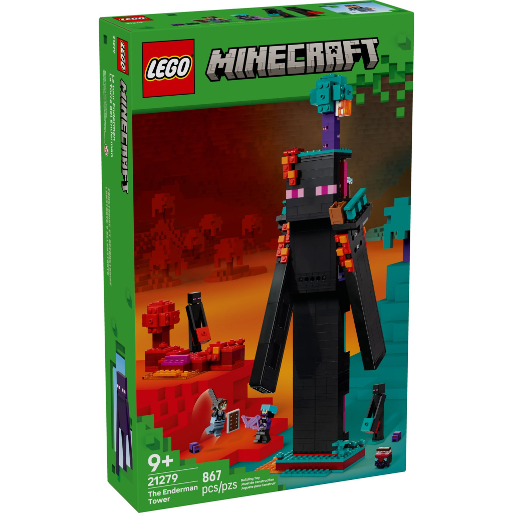Конструктор LEGO Minecraft Вежа Ендермена (21279) - зображення 1