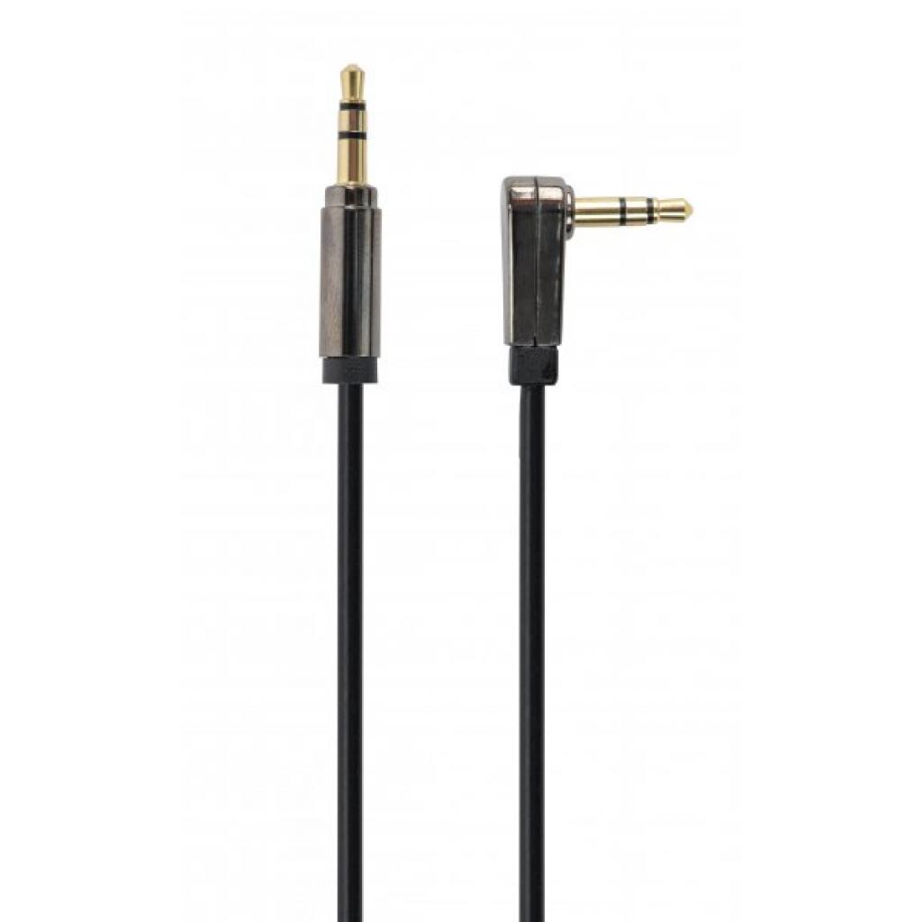 Кабель мультимедійний 3.5mm M to 3.5mm M 1.0m 90° corner Cablexpert (CCAPB-444L-1M) - изображение 1