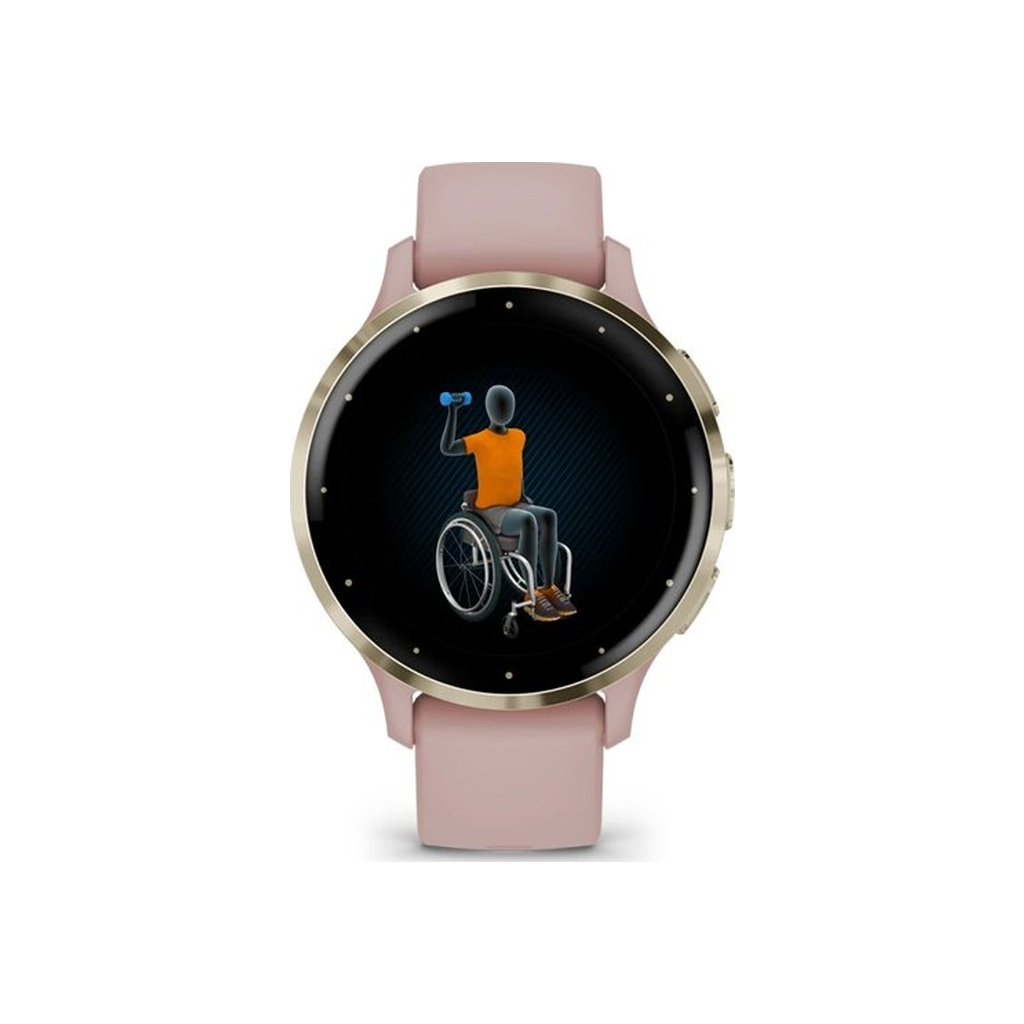 Смарт-годинник Garmin Venu 3S, Dust Rose + Soft Gold, GPS (010-02785-03) - зображення 8