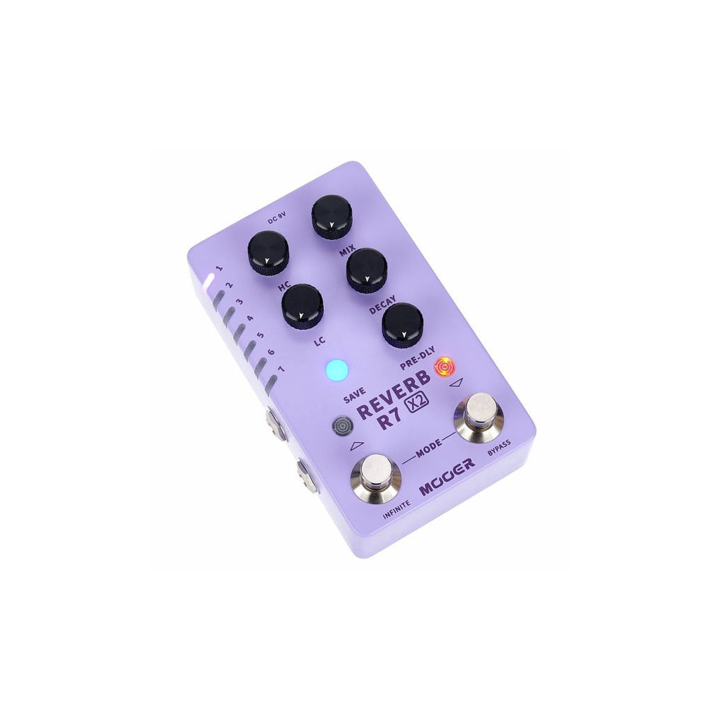 Педаль ефектів Mooer R7 X2 Reverb - зображення 2