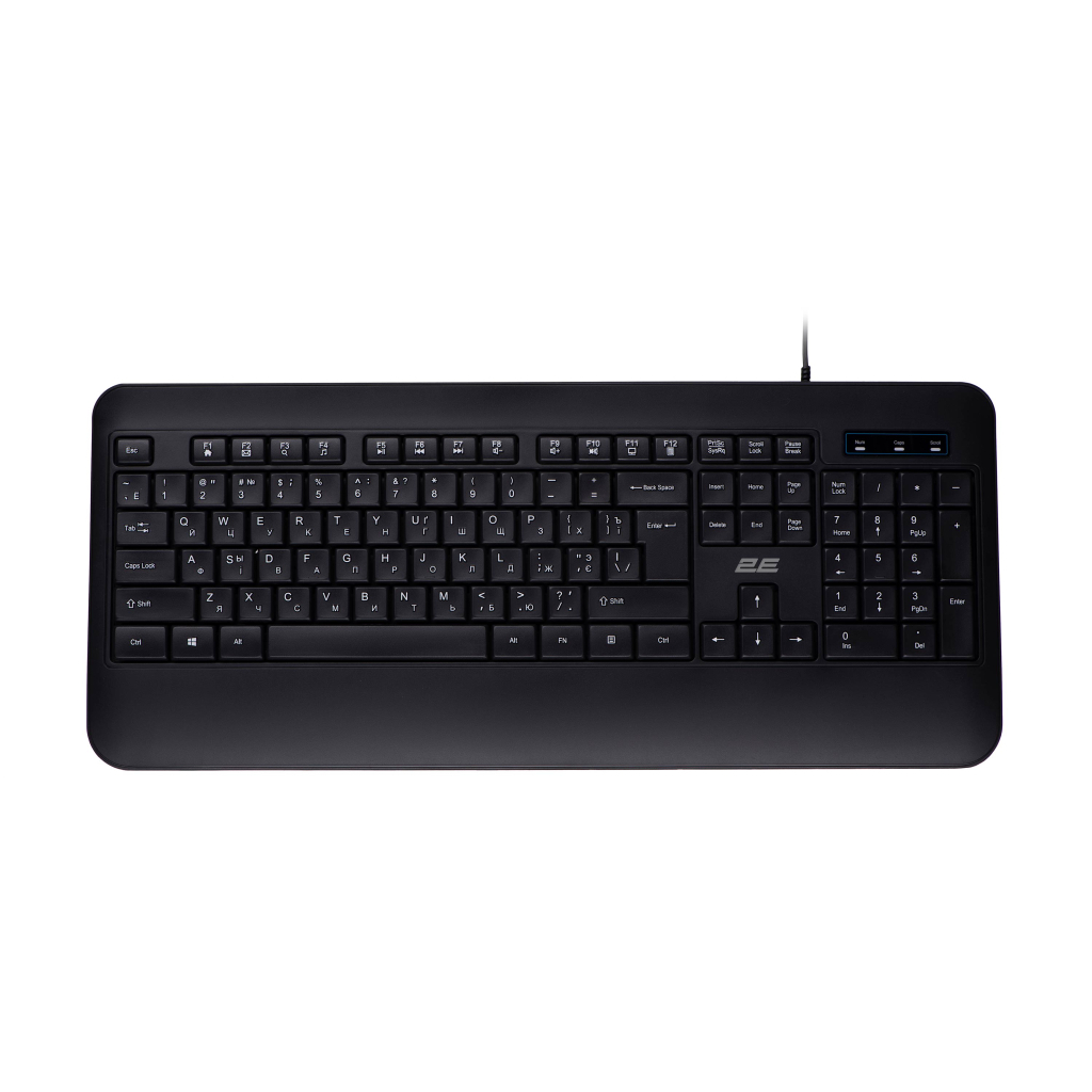 Клавіатура 2E 2Е KS109 USB-A Black (2E-KS109UB) - зображення 1