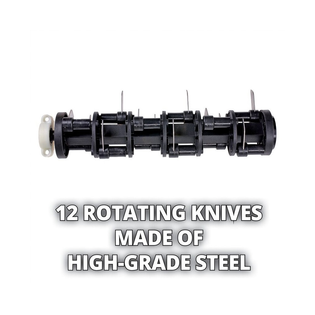 Аератор Einhell скарифікатор GC-SC 18/28 Li-Solo, 18 В, 28 см, ножі 12 шт, 6.65 кг (без АКБ та ЗП) (3420604) - зображення 6