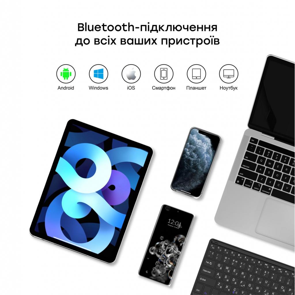 Чохол до планшета AirOn Premium iPad Air 4 10.9" Bluetooth keyboard touchpad (4822352781051) - зображення 4
