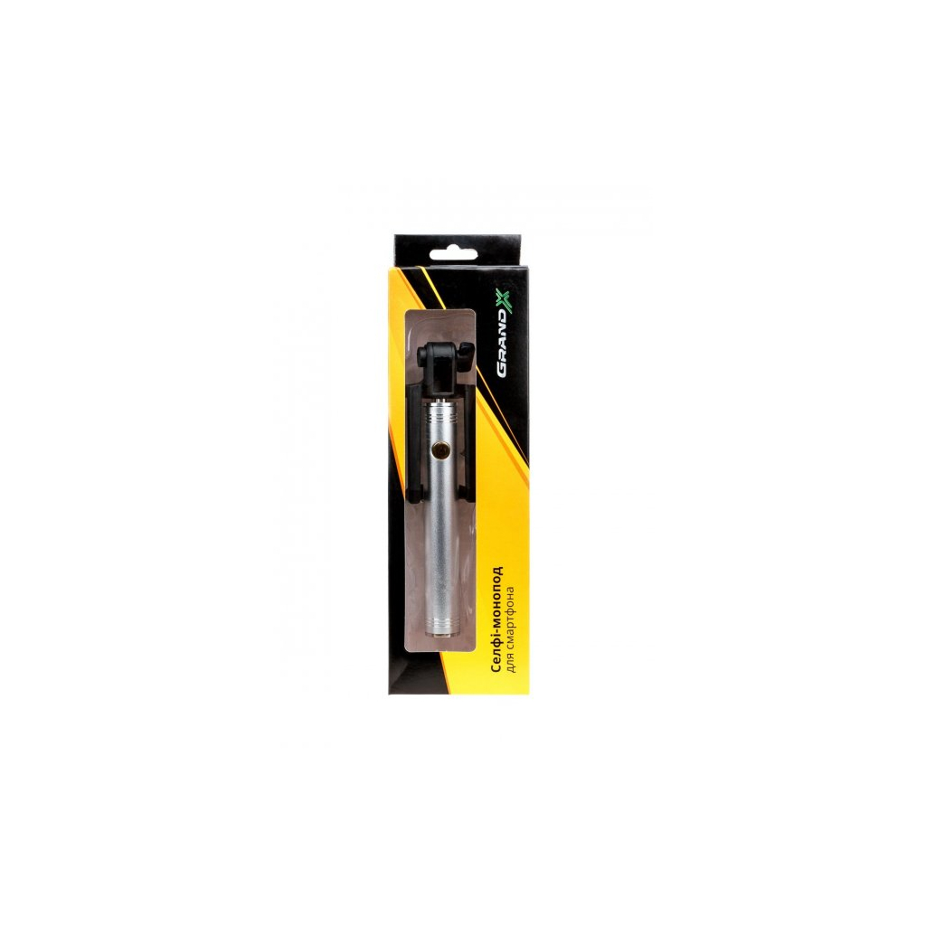 Монопод для селфі Grand-X Metallic Jack 3,5 U-крепление 170-750мм Silver (MPGJMS) - изображение 8