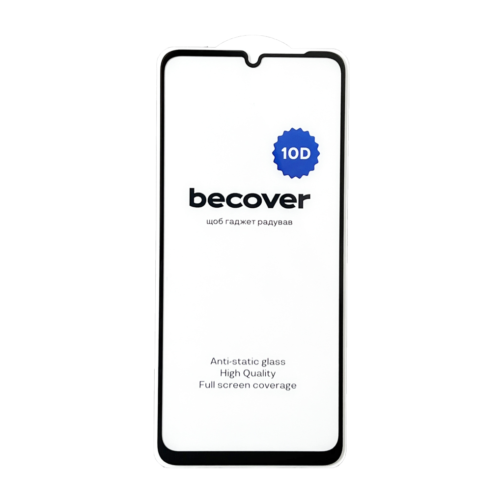 Скло захисне BeCover Poco C65 10D Black (711527) - зображення 3