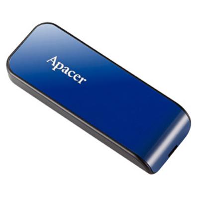 USB флеш накопичувач Apacer 64GB AH334 blue USB 2.0 (AP64GAH334U-1) - зображення 2