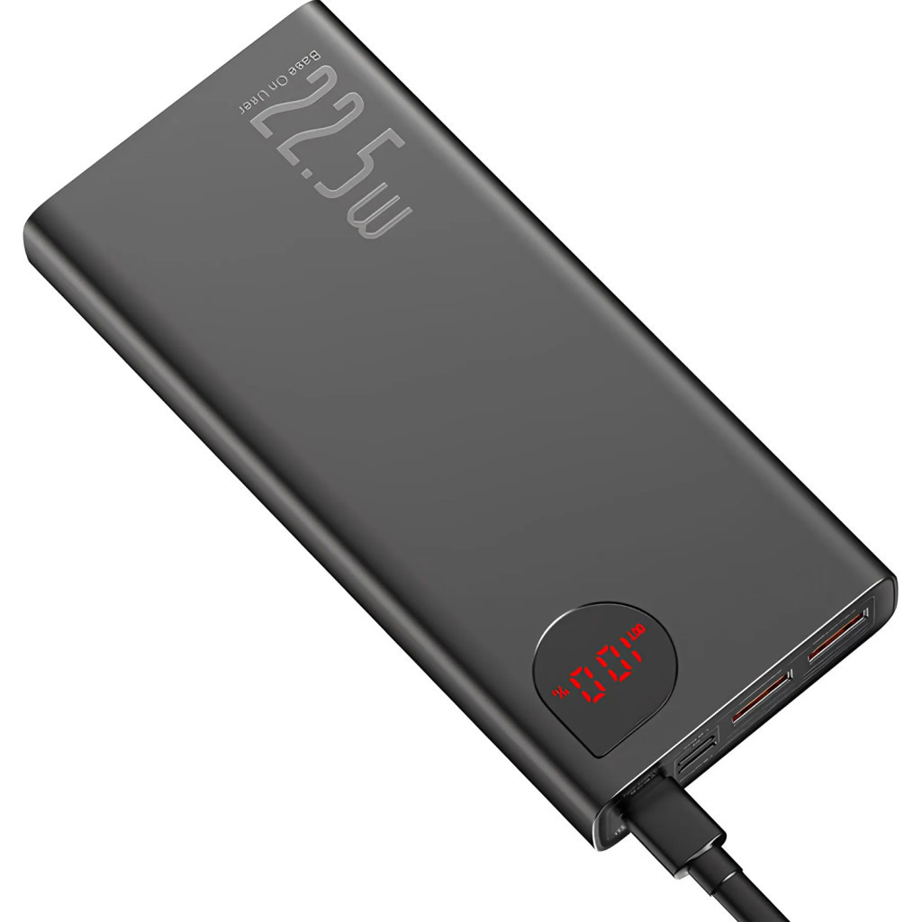 Батарея універсальна Baseus Adaman Metal Digital Display Quick Charge 20000mAh 22.5W (PPAD070101) - зображення 3