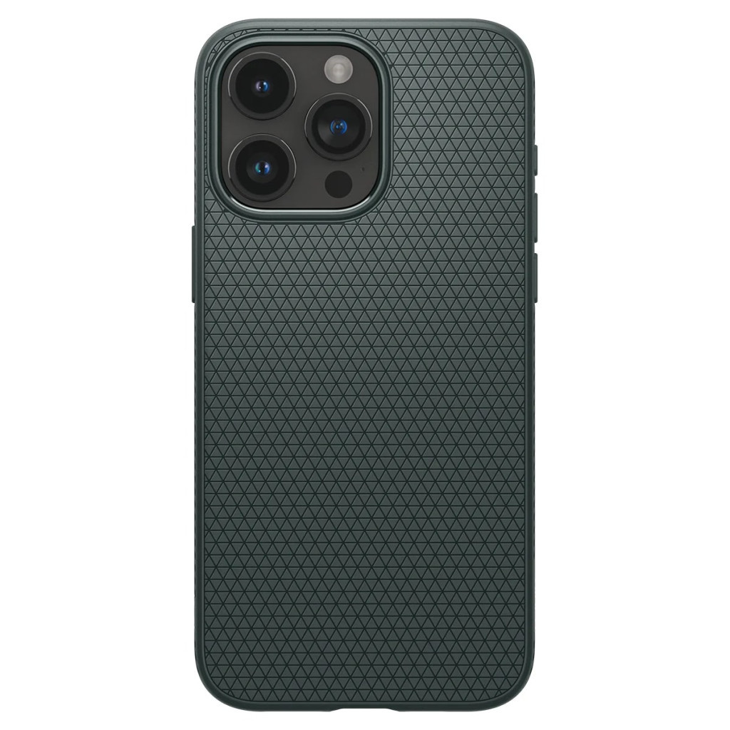 Чохол до мобільного телефона Spigen Apple iPhone 15 Pro Max Liquid Air Abyss Green (ACS06564) - зображення 1