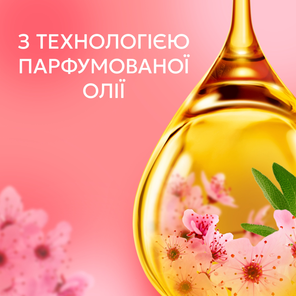 Кондиціонер для білизни Lenor Вишневий цвіт та шавлія 1.239 л (8700216723602) - изображение 5