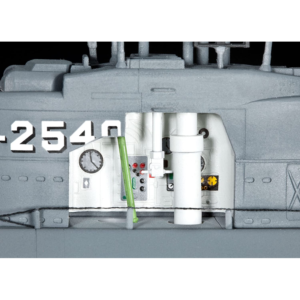 Збірна модель Revell Підводний човен Type XXI з інтер'єром, рівень 4, 1:72 (RVL-05078) - зображення 10