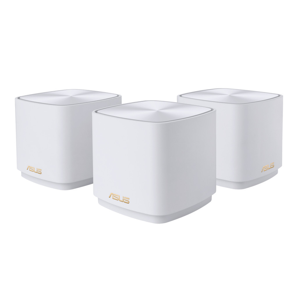 Точка доступу Wi-Fi ASUS XD4 Plus 3PK White (XD4 PLUS (W-3-PK)) - зображення 1
