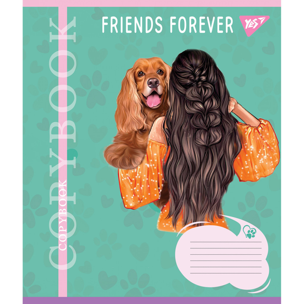 Зошит Yes Friends forever 24 аркушів лінія (767040) - зображення 2