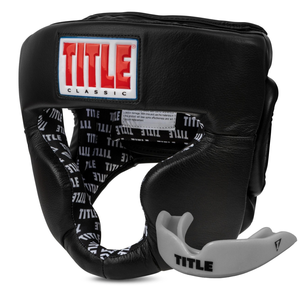 Боксерський шолом Title Classic Full Coverage Training Headgear 2.0 Black M (CPHGF2 M BK) - зображення 1