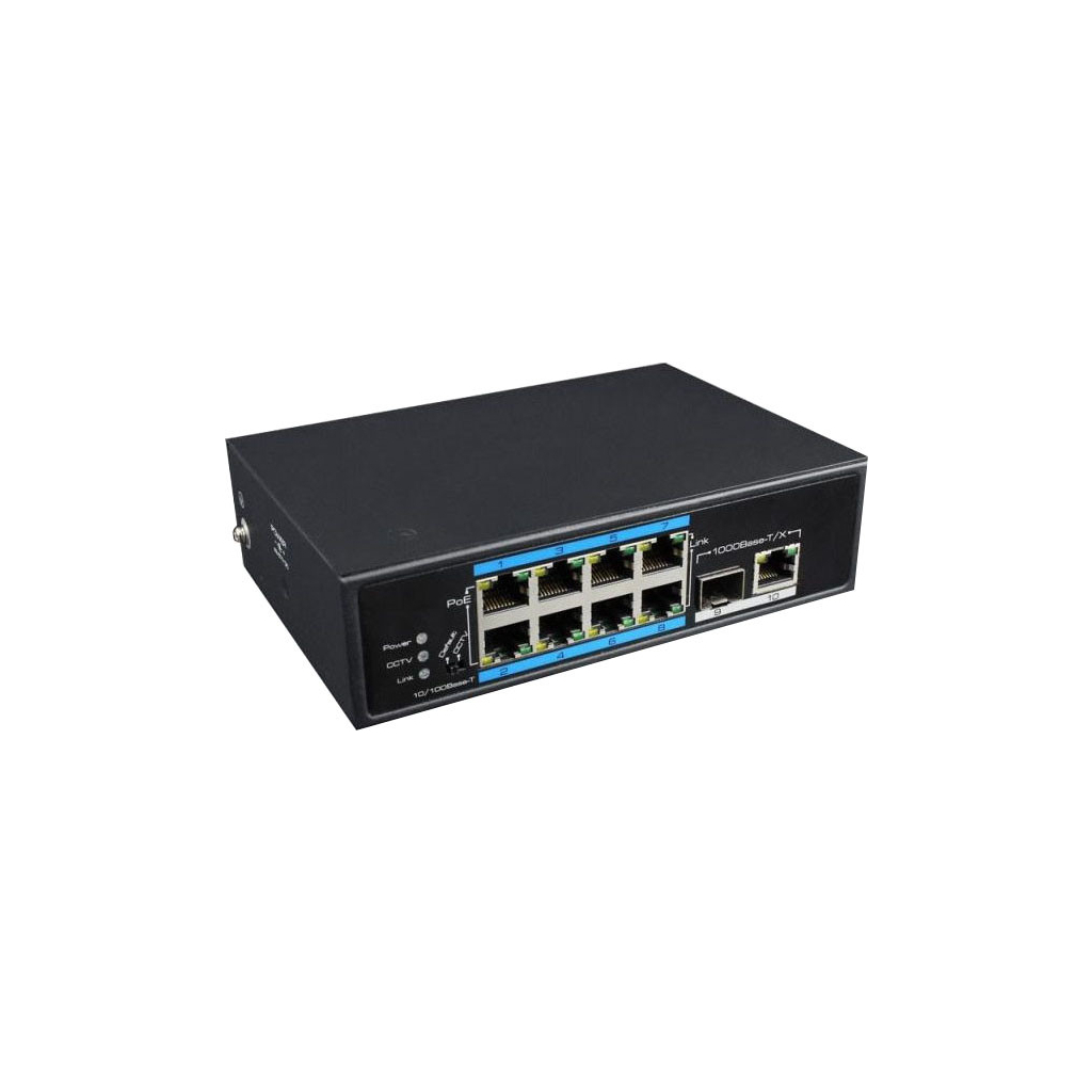 Комутатор мережевий FoxGate S6008-GS-I-AI POE - зображення 1