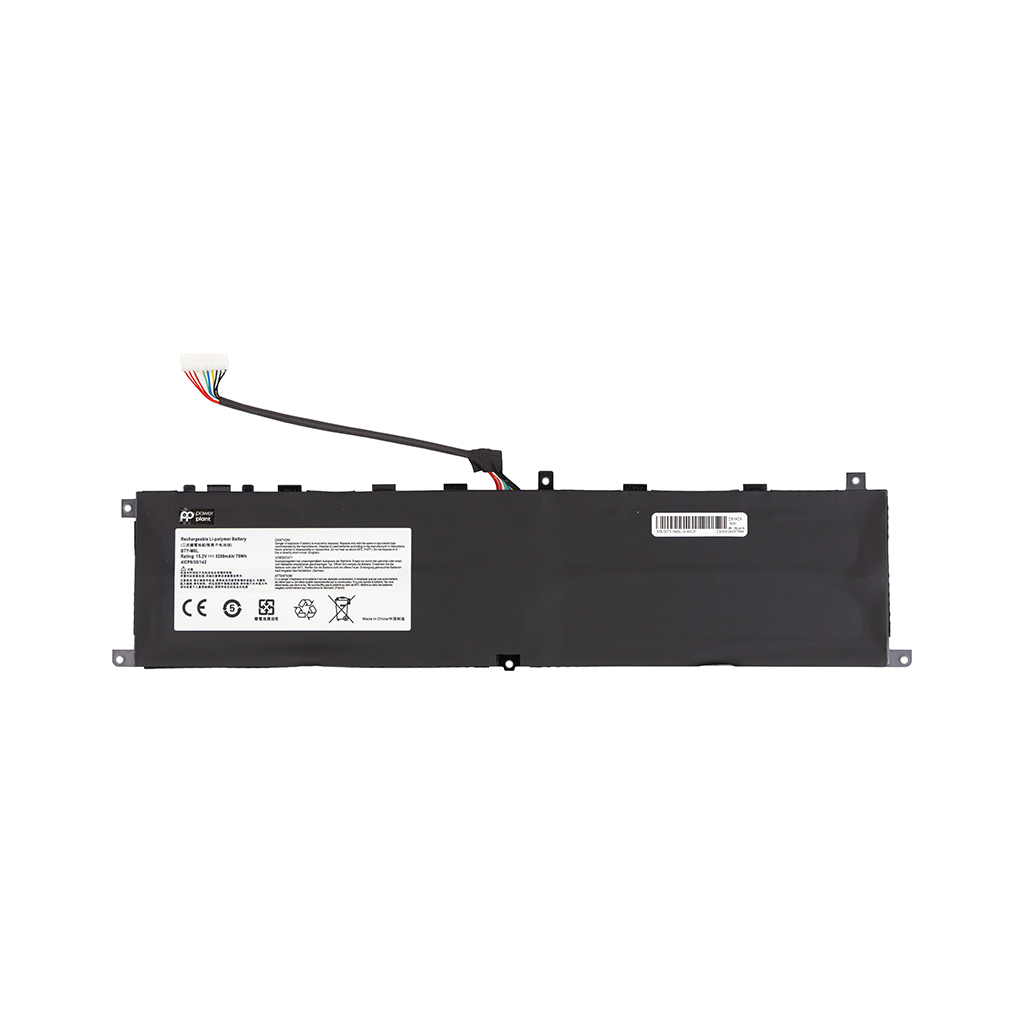 Акумулятор до ноутбука MSI GS65 Stealth Thin (BTY-M6L) 15.2V 5200mAh PowerPlant (NB470099) - зображення 1